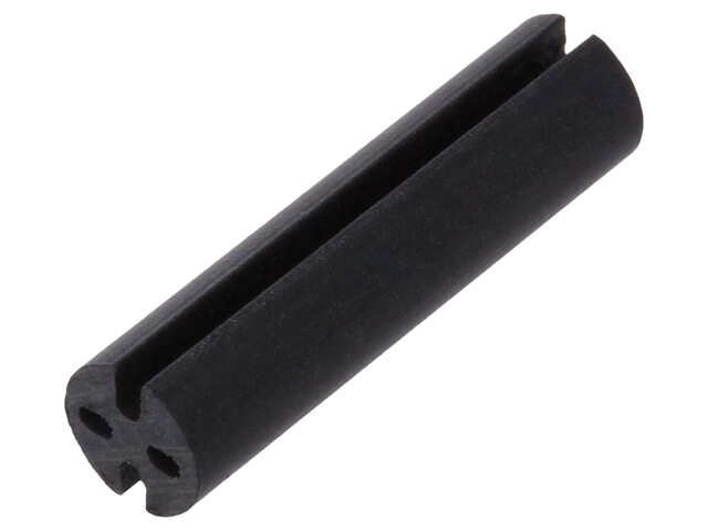 Afstandbus; LED; Øext: 4,8mm; ØLED: 3mm; L: 19,1mm; zwart; UL94V-0 Afstandbus; LED; Øext: 4,8mm; ØLED: 3mm; L: 19,1mm; zwart; UL94V-0